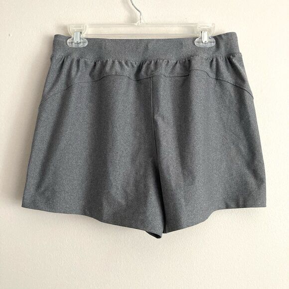 Old Navy Active Powersoft Womens Gray High Rise Go Dry Shorts Size Medium - Picture 5 of 6